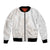 Polynesian Tribal Plumeria Lotu Tamaiti Bomber Jacket Pastel Nude - Polynesian Pride
