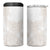 Polynesian Tribal Plumeria Lotu Tamaiti 4 in 1 Can Cooler Tumbler Pastel Nude - Polynesian Pride