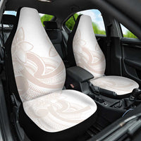 Polynesian Tribal Plumeria Lotu Tamaiti Car Seat Cover Pastel Nude - Polynesian Pride