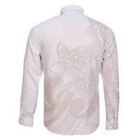 Polynesian Tribal Plumeria Lotu Tamaiti Family Matching Mermaid Dress and Hawaiian Shirt Pastel Nude - Polynesian Pride