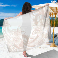 Polynesian Tribal Plumeria Lotu Tamaiti Sarong Pastel Nude - Polynesian Pride