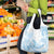 Polynesian Tribal Plumeria Lotu Tamaiti Grocery Bag Pastel Sky Blue - Polynesian Pride