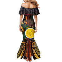 Personalised Shefa Day Mermaid Dress Happy June 18 Vanuatu Province LT14 - Polynesian Pride
