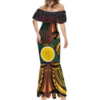 Personalised Shefa Day Mermaid Dress Happy June 18 Vanuatu Province LT14 - Polynesian Pride