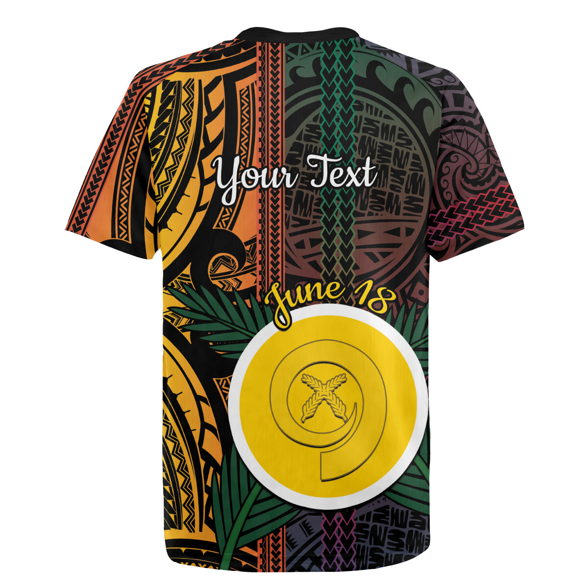 Personalised Shefa Day Rugby Jersey Happy June 18 Vanuatu Province