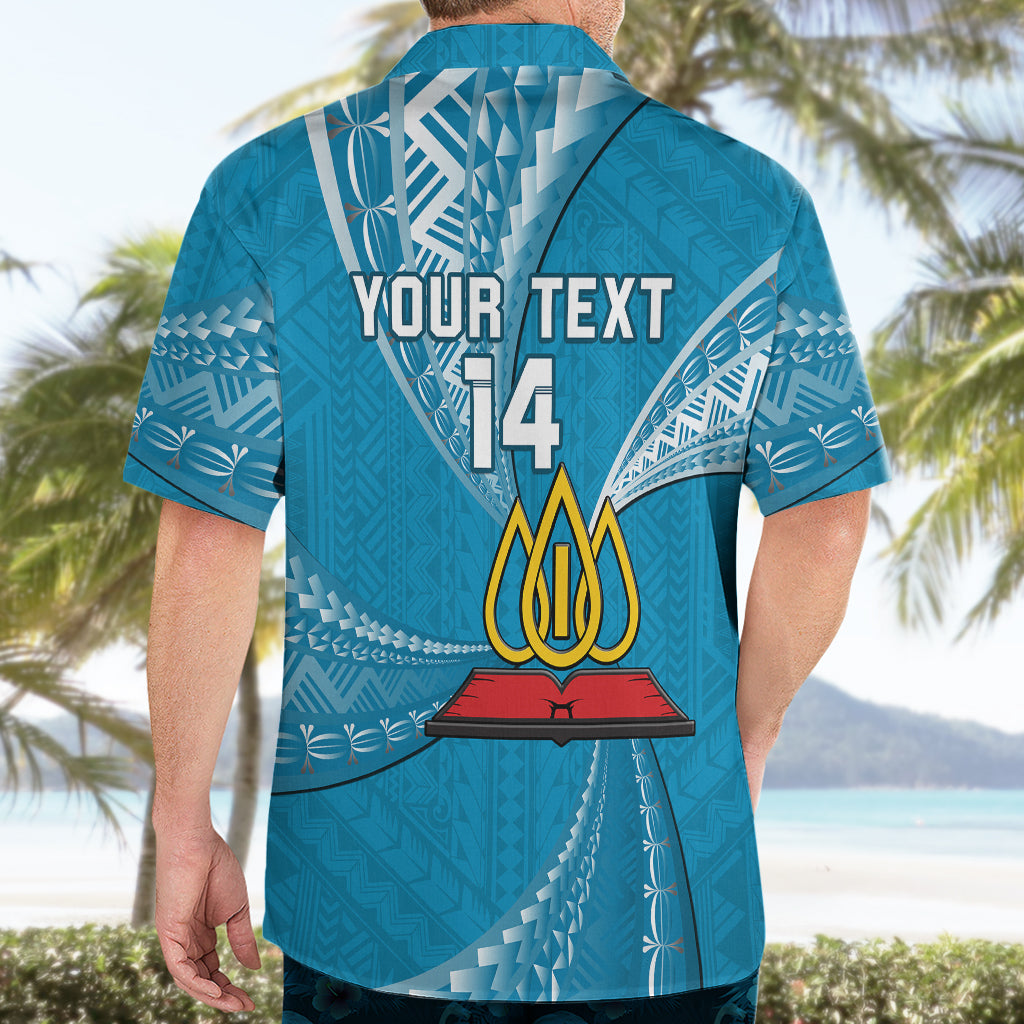 Personalised Tonga Lavengamalie College Hawaiian Shirt Tongan Ngatu Pattern LT14 - Polynesian Pride