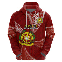 Custom Tonga Vavau High School Hoodie Class of Year Tongan Ngatu Pattern LT14 - Polynesian Pride