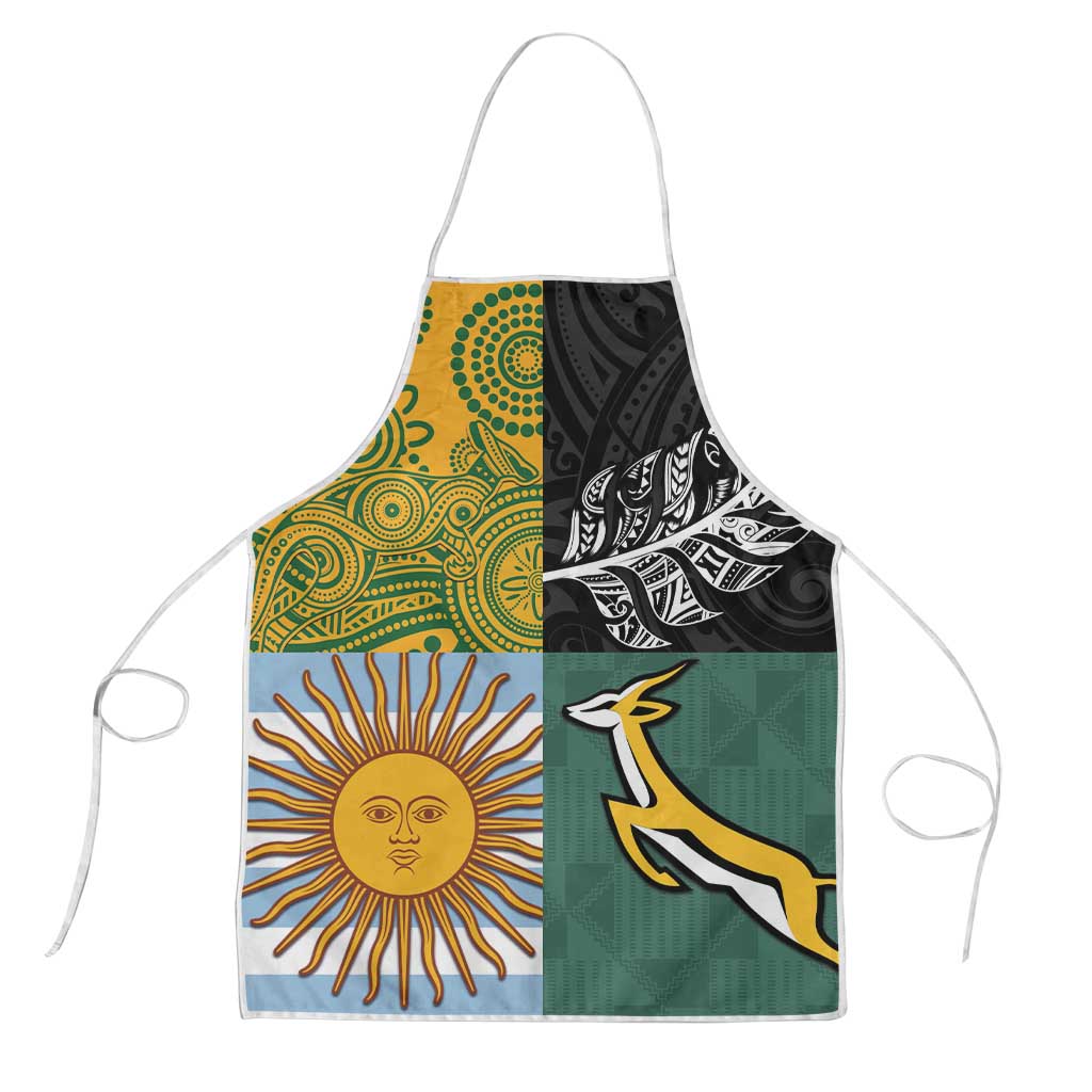 Rugby 2025 Championship Apron Combination of Southern Hemisphere Countries - Polynesian Pride