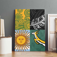 Rugby 2025 Championship Canvas Wall Art Combination of Southern Hemisphere Countries - Polynesian Pride