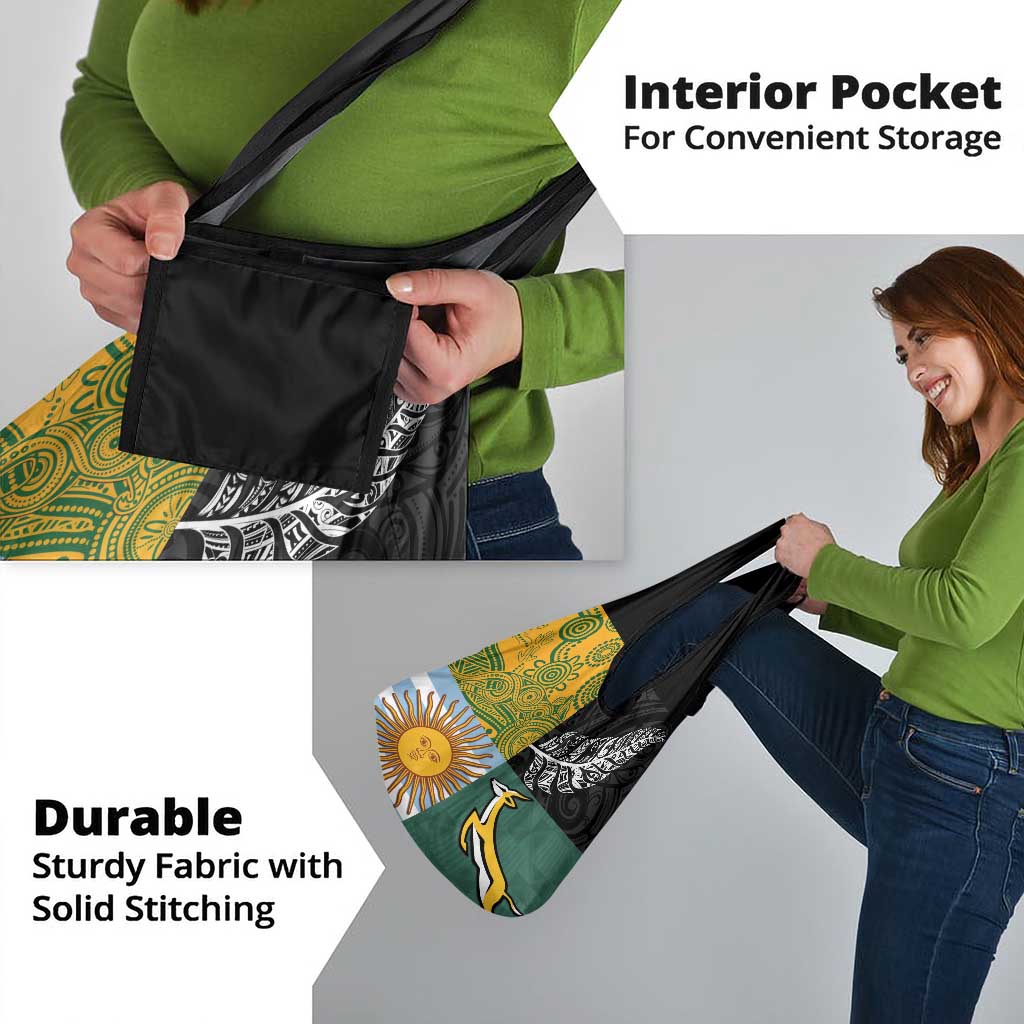 Rugby 2025 Championship Grocery Bag Combination of Southern Hemisphere Countries - Polynesian Pride