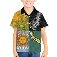 Personalised Rugby 2025 Championship Hawaiian Shirt Combination of Southern Hemisphere Countries - Polynesian Pride