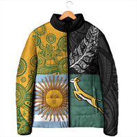 Personalised Rugby 2025 Championship Padded Jacket Combination of Southern Hemisphere Countries - Polynesian Pride