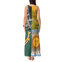 Personalised Rugby 2025 Championship Tank Maxi Dress Combination of Southern Hemisphere Countries - Polynesian Pride