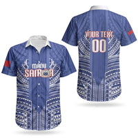 Custom Manu Samoa Rugby 2026 Couples Matching Tank Maxi Dress and Hawaiian Shirt Samoan Pattern