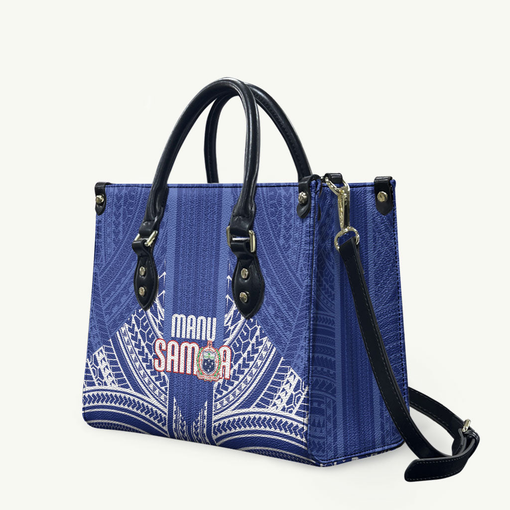 Manu Samoa Rugby 2026 Leather Bag Samoan Pattern