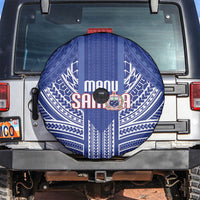 Manu Samoa Rugby 2026 Spare Tire Cover Samoan Pattern