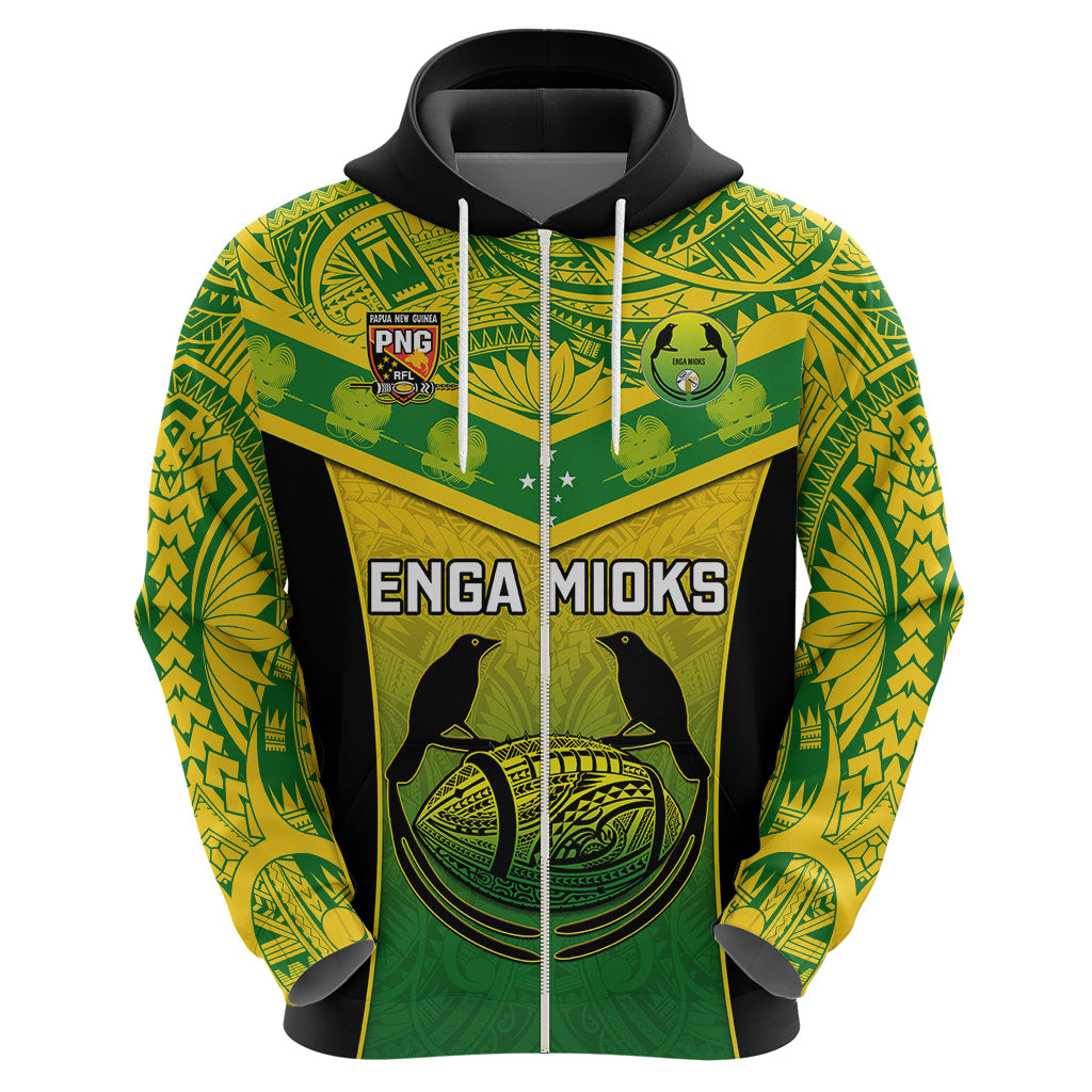 Papua New Guinea Rugby Hoodie Enga Mioks PNG Polynesian Pattern LT14 - Polynesian Pride