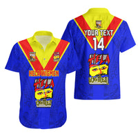 Custom Papua New Guinea Rugby Hawaiian Shirt Hela Wigmen PNG Polynesian Pattern LT14 - Polynesian Pride