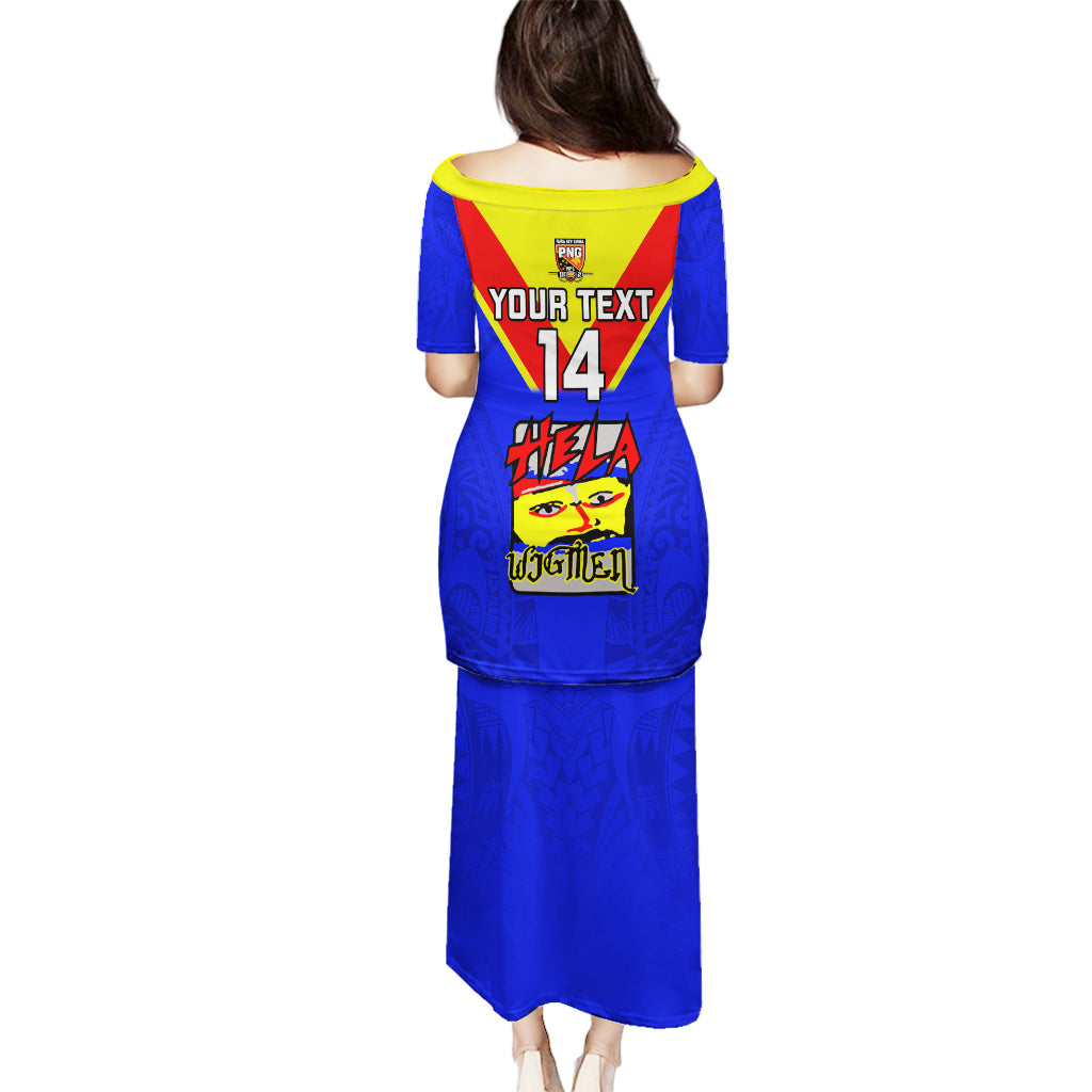 Custom Papua New Guinea Rugby Puletasi Hela Wigmen PNG Polynesian Pattern LT14 - Polynesian Pride