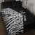 New Zealand Silver Fern Rugby Custom Quilt Bed Set Maori Koru Go Black Fern - Polynesian Pride