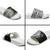 New Zealand Silver Fern Rugby Custom Slide Sandals Maori Koru Go Black Fern - Polynesian Pride