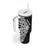 New Zealand Silver Fern Rugby Custom Tumbler With Handle Maori Koru Go Black Fern - Polynesian Pride