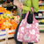 Pink Aloha Hawaii Grocery Bag Monstera Hibiscus Plumeria Seamless Vibes - Polynesian Pride