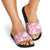 Pink Aloha Hawaii Slide Sandals Monstera Hibiscus Plumeria Seamless Vibes - Polynesian Pride