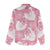 Pink Aloha Hawaii Women Casual Shirt Monstera Hibiscus Plumeria Seamless Vibes - Polynesian Pride