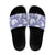 Purple Aloha Hawaii Slide Sandals Monstera Hibiscus Plumeria Seamless Vibes - Polynesian Pride