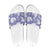 Purple Aloha Hawaii Slide Sandals Monstera Hibiscus Plumeria Seamless Vibes - Polynesian Pride