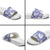 Purple Aloha Hawaii Slide Sandals Monstera Hibiscus Plumeria Seamless Vibes - Polynesian Pride