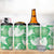 Green Aloha Hawaii 4 in 1 Can Cooler Tumbler Monstera Hibiscus Plumeria Seamless Vibes - Polynesian Pride