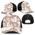 Mocha Mousse Aloha Hawaii Mesh Trucker Cap Monstera Hibiscus Plumeria Seamless Vibes - Polynesian Pride