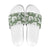 Sage Green Aloha Hawaii Slide Sandals Monstera Hibiscus Plumeria Seamless Vibes - Polynesian Pride