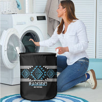 Aotearoa Atua Ranginui Laundry Basket Maori Sky Father Taniko Motifs LT14 - Polynesian Pride
