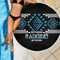 Aotearoa Atua Ranginui Beach Blanket Maori Sky Father Taniko Motifs LT14 - Polynesian Pride