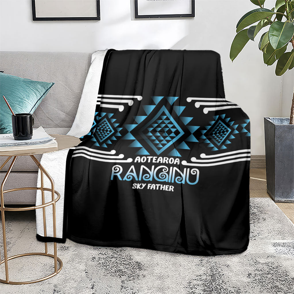 Aotearoa Atua Ranginui Blanket Maori Sky Father Taniko Motifs LT14 - Polynesian Pride