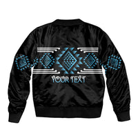 Aotearoa Atua Ranginui Personalised Bomber Jacket Maori Sky Father Taniko Motifs LT14 - Polynesian Pride