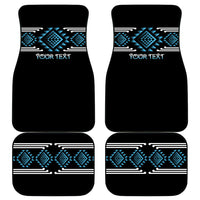 Aotearoa Atua Ranginui Personalised Car Mats Maori Sky Father Taniko Motifs LT14 - Polynesian Pride