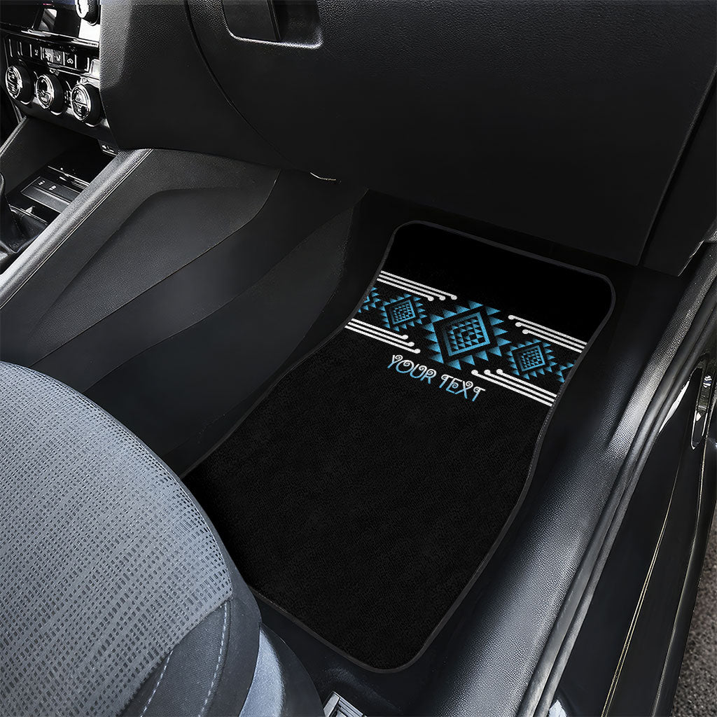 Aotearoa Atua Ranginui Personalised Car Mats Maori Sky Father Taniko Motifs LT14 - Polynesian Pride