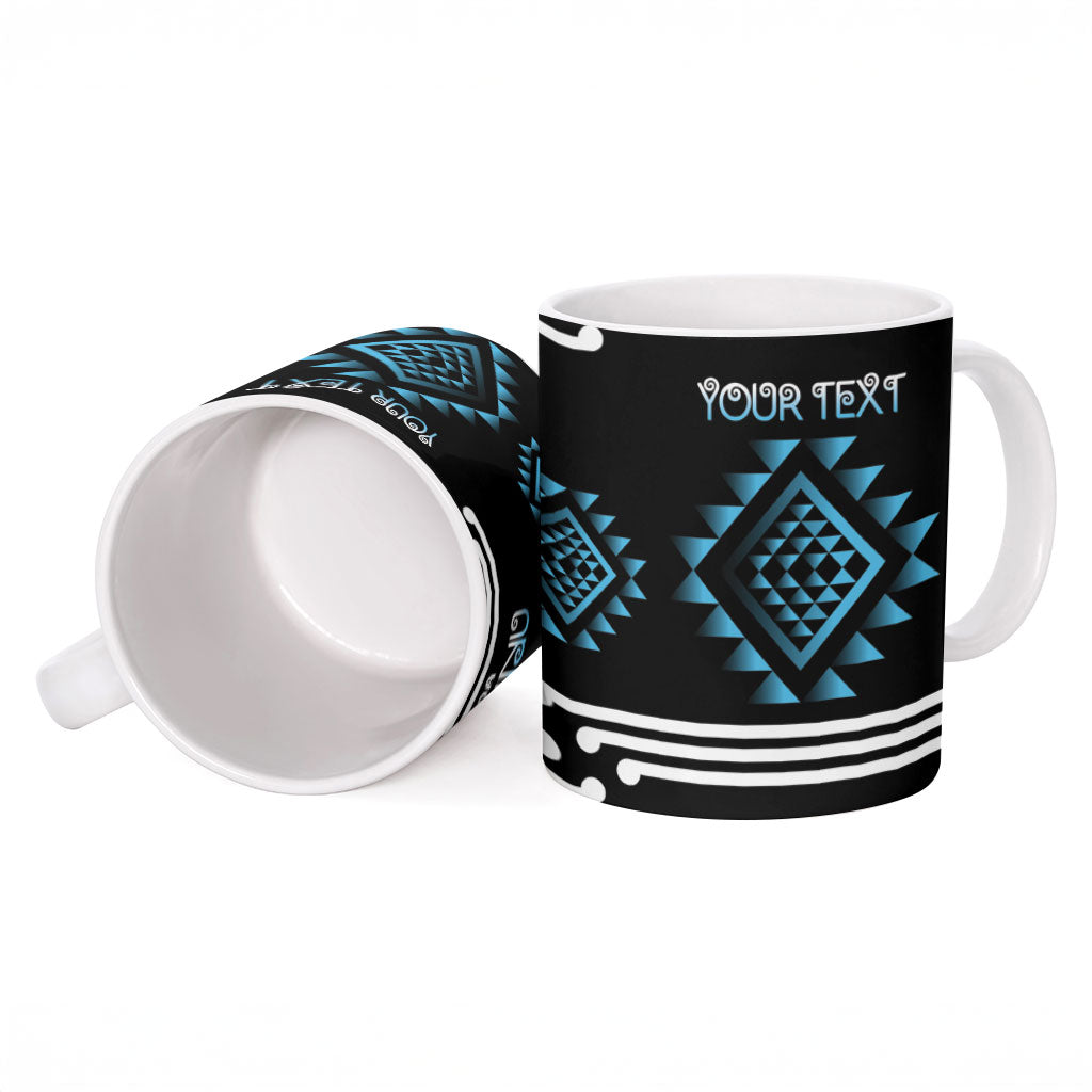 Aotearoa Atua Ranginui Personalised Ceramic Mug Maori Sky Father Taniko Motifs LT14 - Polynesian Pride