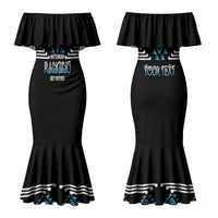 Aotearoa Atua Ranginui Personalised Couples Matching Mermaid Dress and Hawaiian Shirt Maori Sky Father Taniko Motifs LT14 - Polynesian Pride