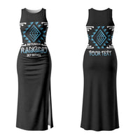 Aotearoa Atua Ranginui Personalised Couples Matching Tank Maxi Dress and Hawaiian Shirt Maori Sky Father Taniko Motifs LT14 - Polynesian Pride