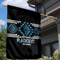 Aotearoa Atua Ranginui Garden Flag Maori Sky Father Taniko Motifs LT14 - Polynesian Pride