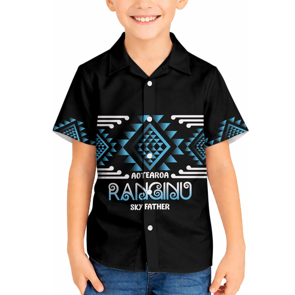 Aotearoa Atua Ranginui Personalised Hawaiian Shirt Maori Sky Father Taniko Motifs LT14 - Polynesian Pride