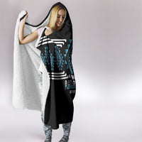 Aotearoa Atua Ranginui Hooded Blanket Maori Sky Father Taniko Motifs LT14 - Polynesian Pride