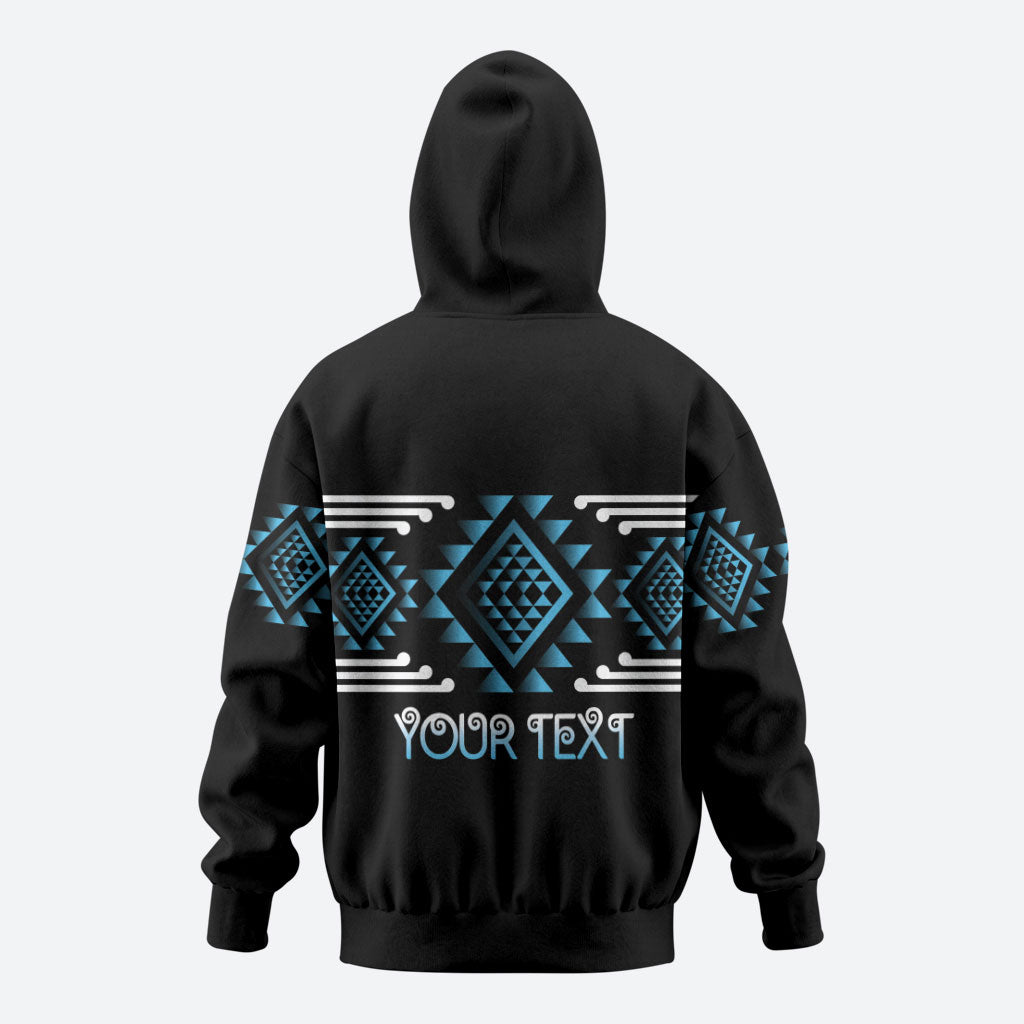 Aotearoa Atua Ranginui Personalised Hoodie Maori Sky Father Taniko Motifs LT14 - Polynesian Pride