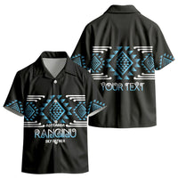 Aotearoa Atua Ranginui Personalised Kid Hawaiian Shirt Maori Sky Father Taniko Motifs LT14 - Polynesian Pride