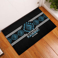 Aotearoa Atua Ranginui Rubber Doormat Maori Sky Father Taniko Motifs LT14 - Polynesian Pride